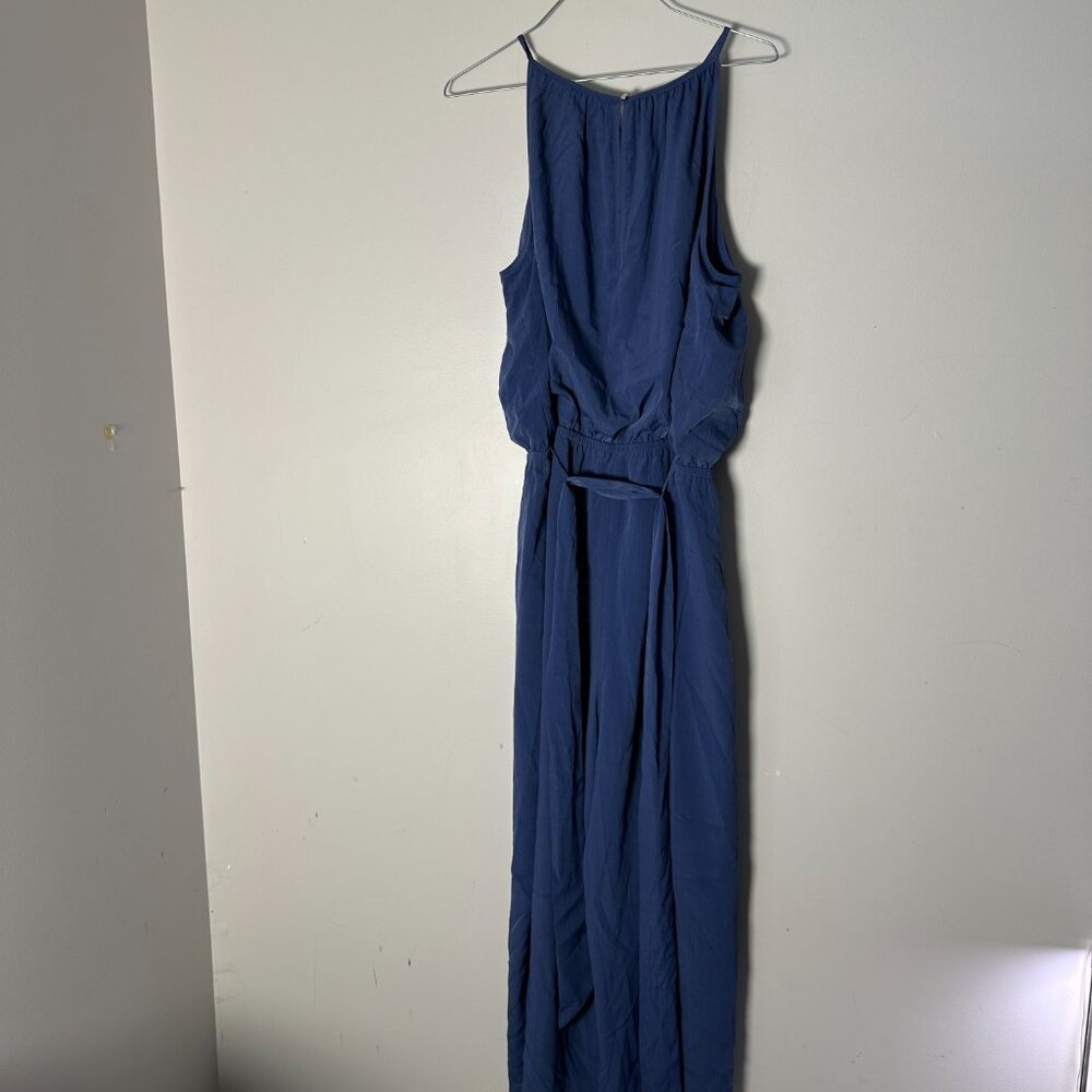 NWT New White House Black Market Womens One Piece Romper Type Outfit Blue 14 - Picture 5 of 7